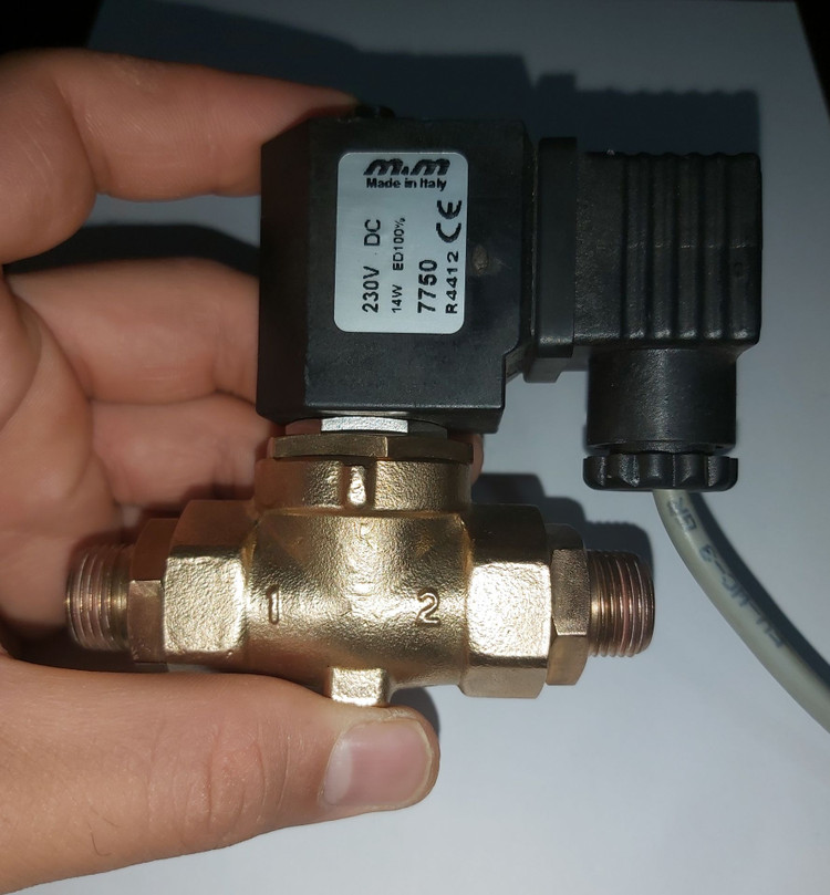 شیر برقی 3/8 اینچ M.M ایتالیایی اصل با ضمانت اصالت و سلامت